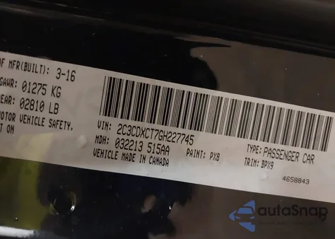 2016 Dodge Charger R/T from USA, damaged, VIN 2C3CDXCT7GH227745